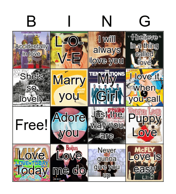 Valentine's day! Bingo Card