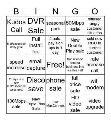 Packerland Bingo Card