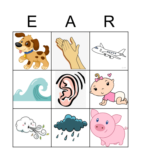 Hearing Bingo Card