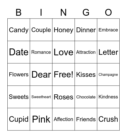 Shannon Bingo Card