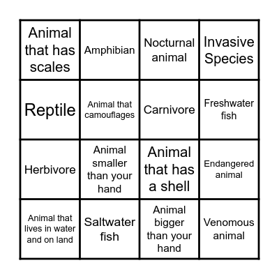 Can you find a... Bingo Card