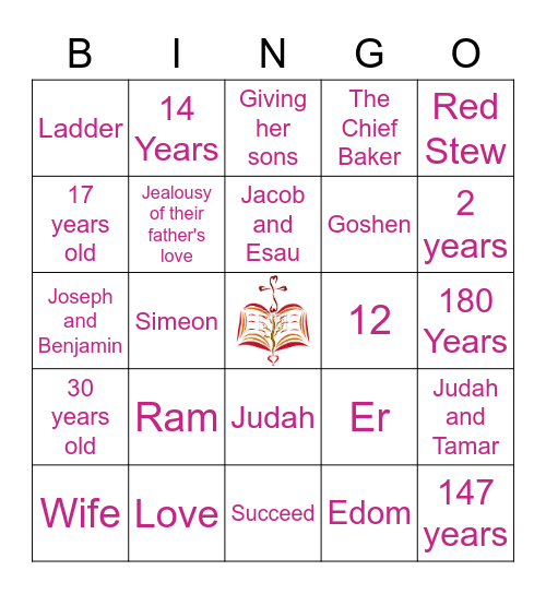 Bible Bingo Card