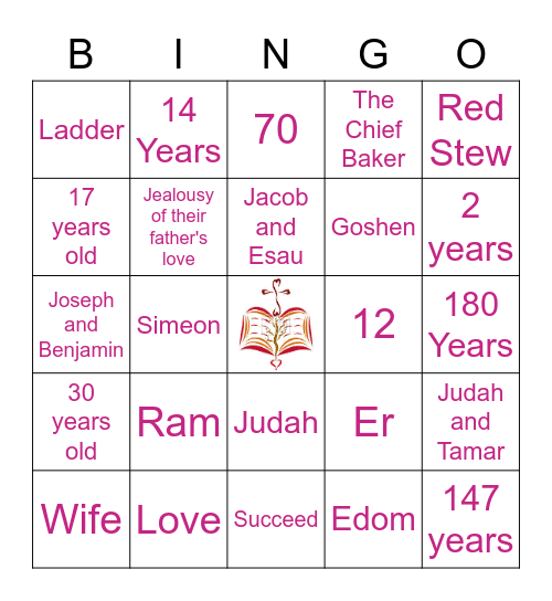 Bible Bingo Card