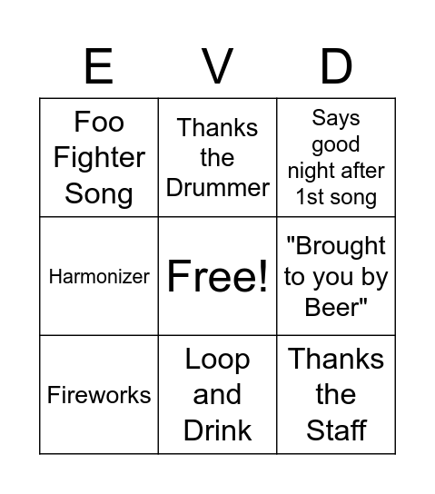 Happy Birthday Everett! Bingo Card