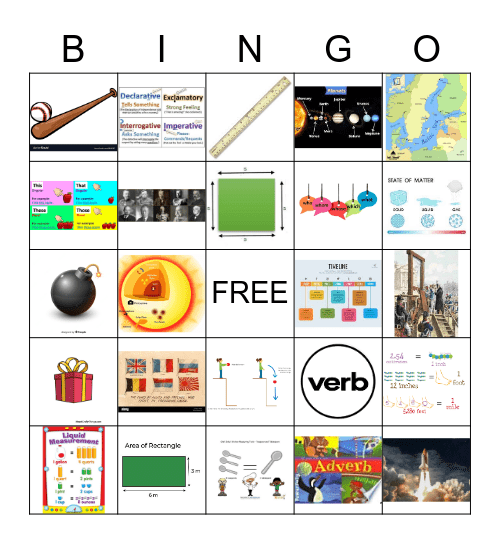 Cycle 2 BINGO Card