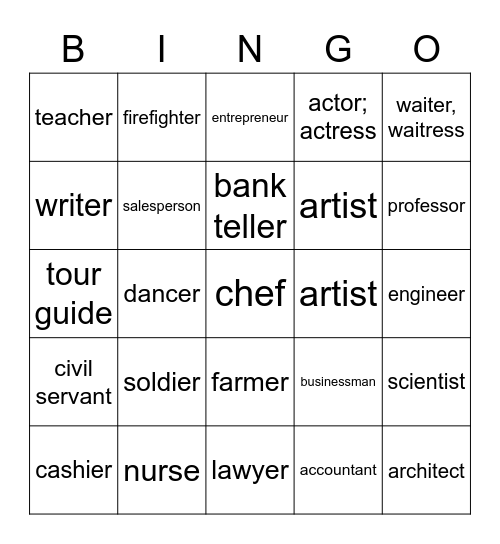 连连看-2 Bingo Card