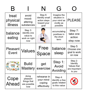 ABC PLEASE Bingo Card