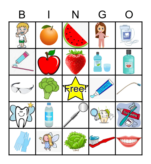 How to Catch the Tooth Fairy Bingo Card