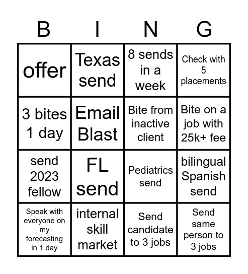 My Bingo Card