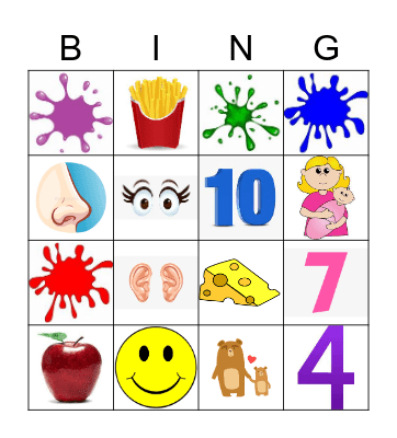 First Grade Benchmark Review Bingo Card