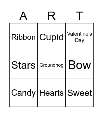 February Bingo 2023 Bingo Card
