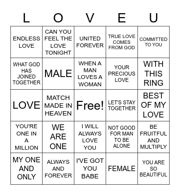 AMBC FOREVER ONE GALA Bingo Card