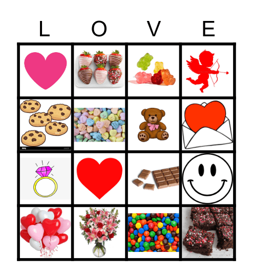 Valentine's Bingo Card