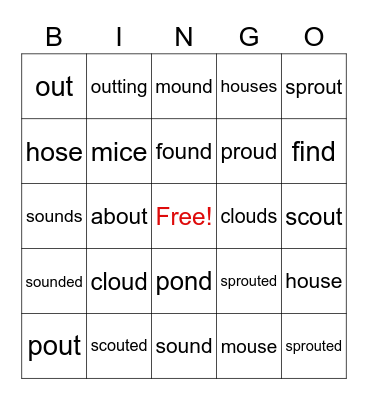 Phase 5 Bingo! Bingo Card