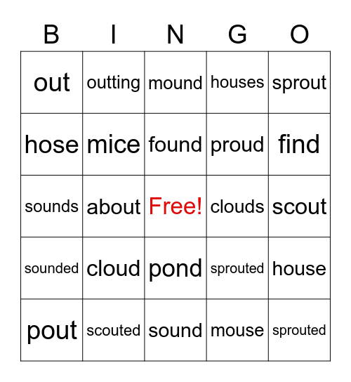 Phase 5 Bingo! Bingo Card
