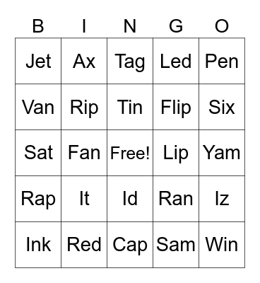 C5 Lesson 19 Book D Bingo Card