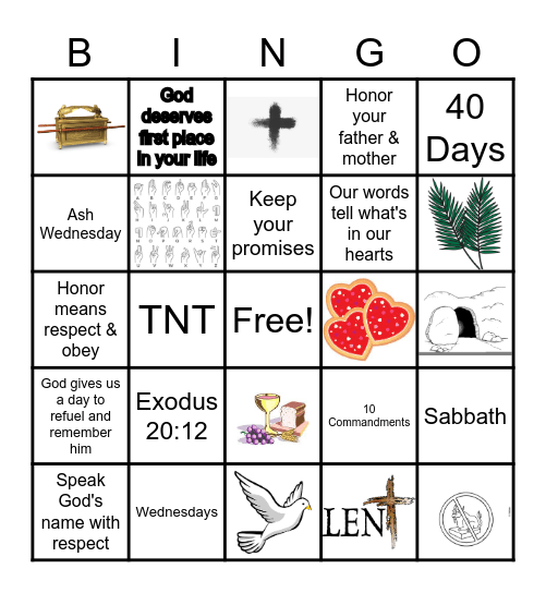 TNT BINGO Card