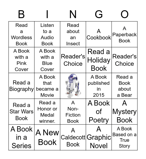 May The Force Read With You.... Bingo Card