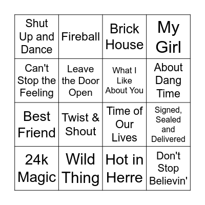 Wedding Reception V.2 Bingo Card