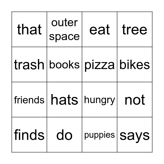 Do Not Eat That Bingo Card