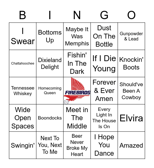 Country Bingo Card