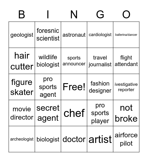 GEKO 2023 Bingo Card