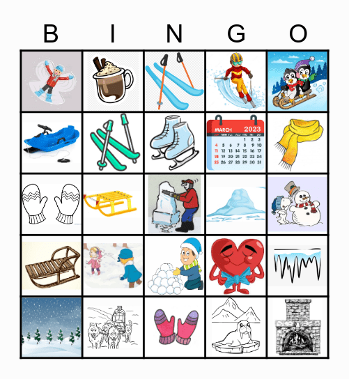 Winter Bingo! Bingo Card