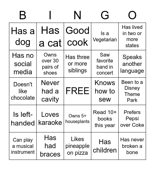 Water Cooler Bingo (2) Bingo Card