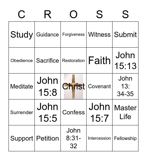 Master Life Bingo Card