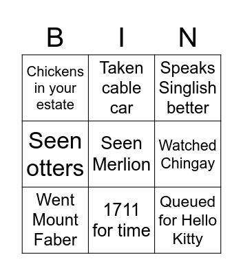 M’NDOC 2023 Bingo Card