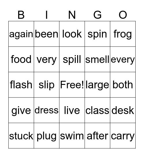 SIPPs Review Lessons 6-10 Bingo Card