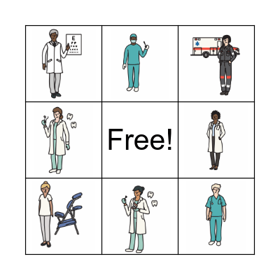 Health Care Workers! Bingo Card