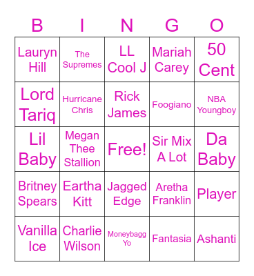 BABY BINGO Card