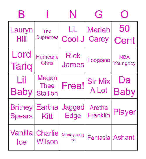 BABY BINGO Card