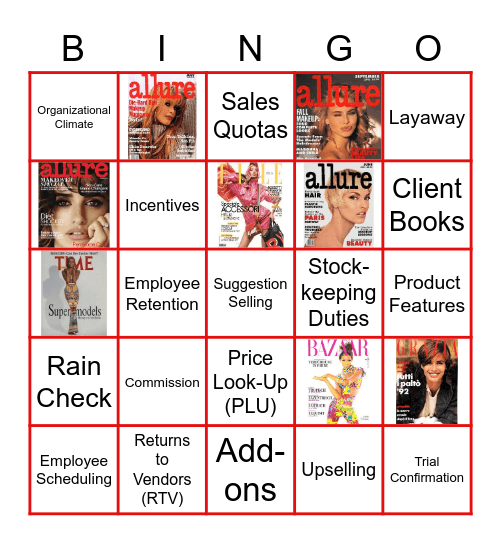 Successful Selling Bingo Card