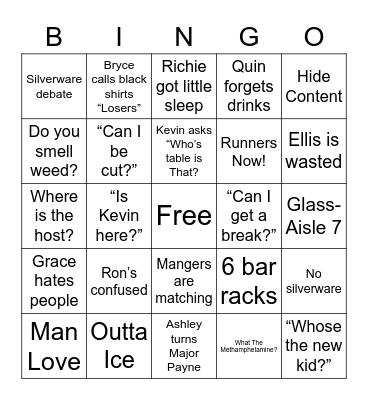 February 16 - 22 Bingo Card