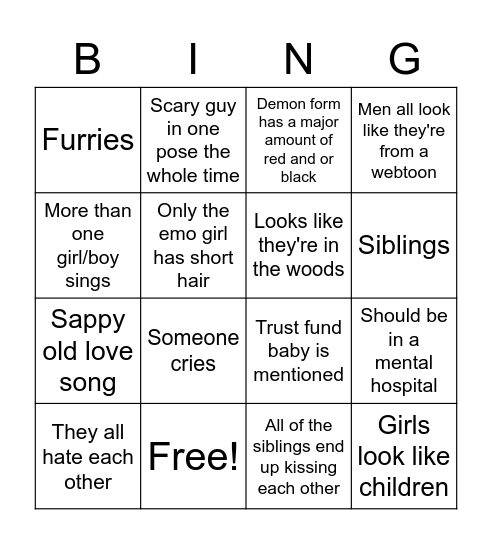 Gacha bingo Card