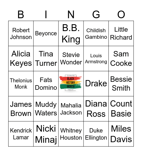 Juneteenth Bingo Card