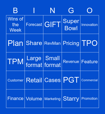 02/17 retail call Bingo Card