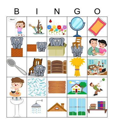 My Home Bingo Card