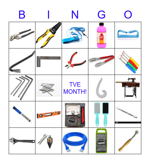 TVE MONTH! Bingo Card