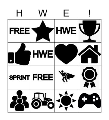 RECOGNITION BINGO Card