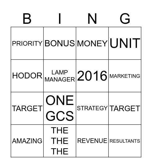 B*llsh*t Bingo! Bingo Card
