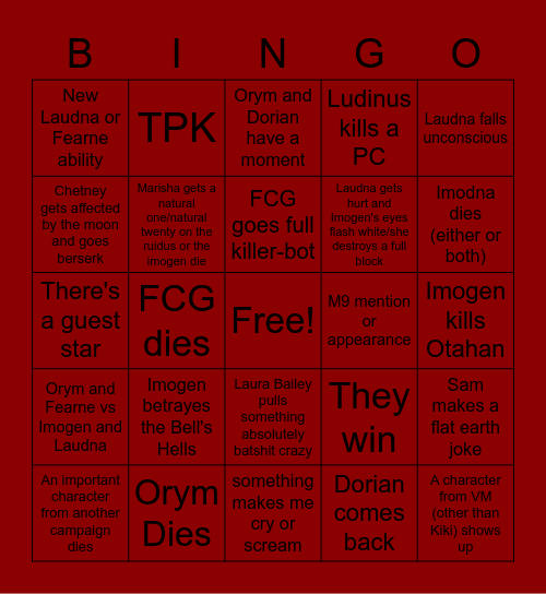 APOGEE SOLSTICE BINGO! Bingo Card