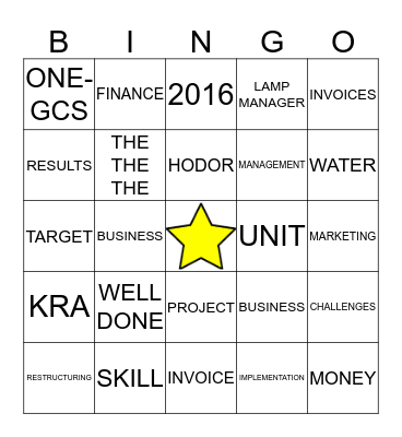B*LLSH*T BINGO Card