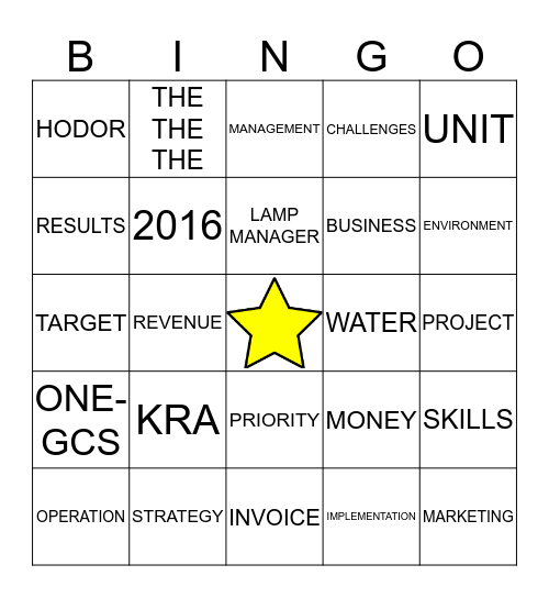 B*LLSH*T BINGO Card