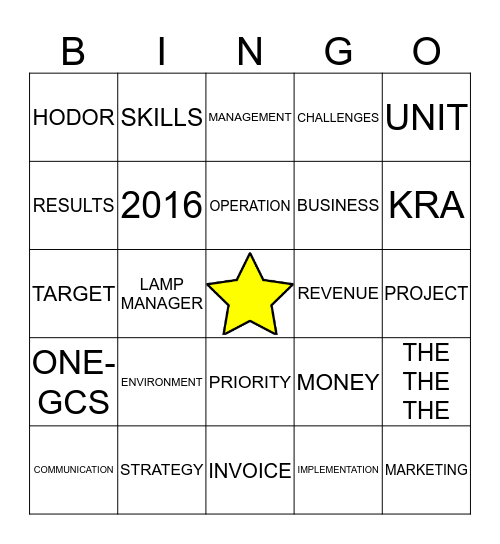 B*LLSH*T BINGO Card