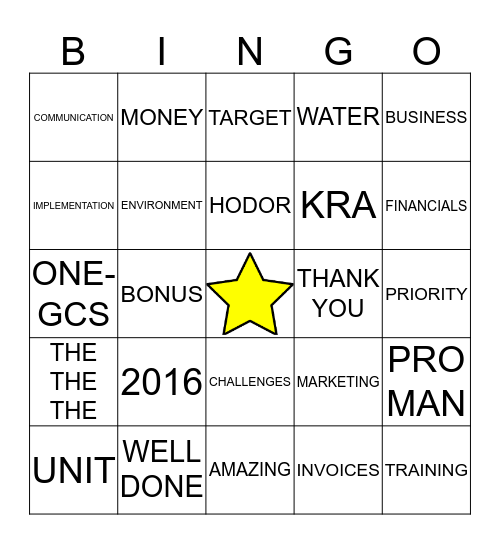 B*LLSH*T BINGO Card