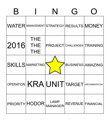 B*LLSH*T BINGO Card