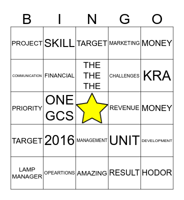 B*LLSH*T BINGO Card